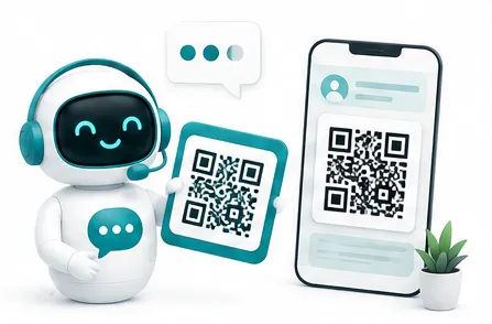 Tela de QR Code do Atende+