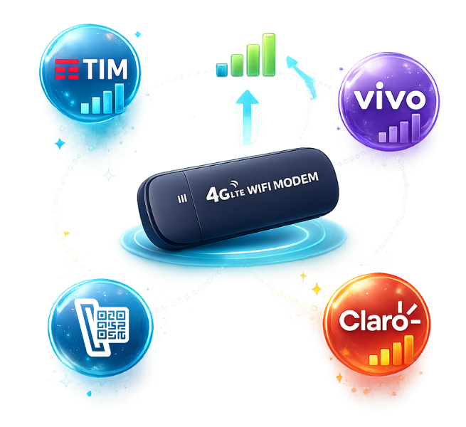Chip Multioperadora Pixmaq para internet 4G