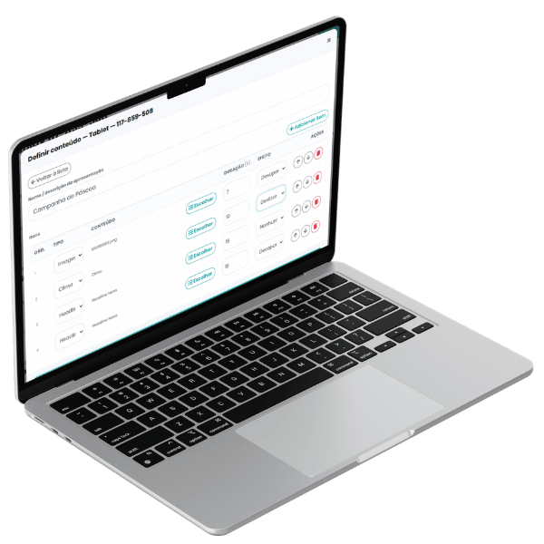 Montagem de apresentação no Display Ads Pixmaq