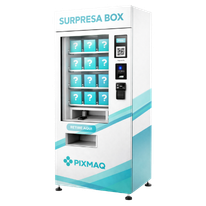 Vending Machine Surpresa com rastreamento