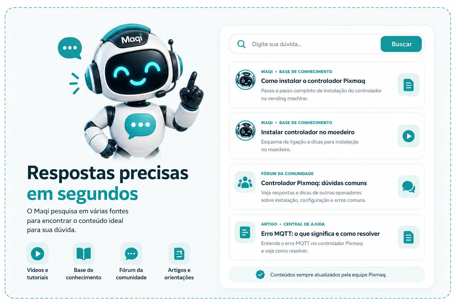 Maqi no painel Pixmaq