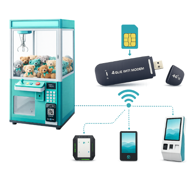 Modem USB WiFi Pixmaq para vending machine
