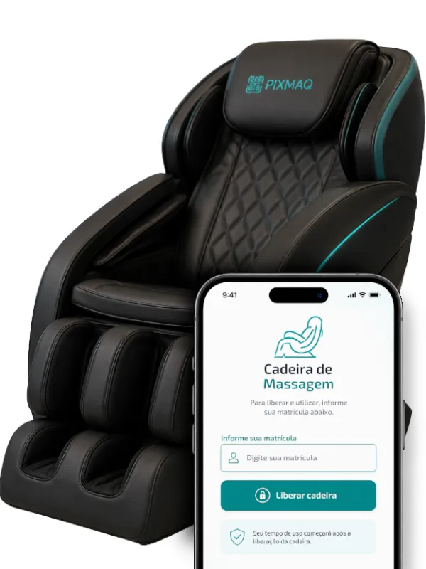 QR Interativo em Cadeira de Massagem