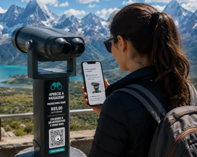 QR Interativo com video antes da liberação