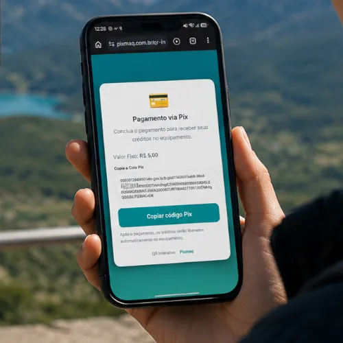 QR Interativo que cobra para fazer a liberação