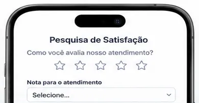 Tela de pesquisa do QR Interativo
