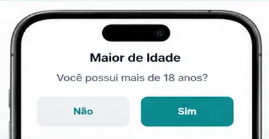 Tela de confirmação sim ou não do QR Interativo