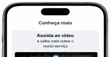 Tela de vídeo do QR Interativo