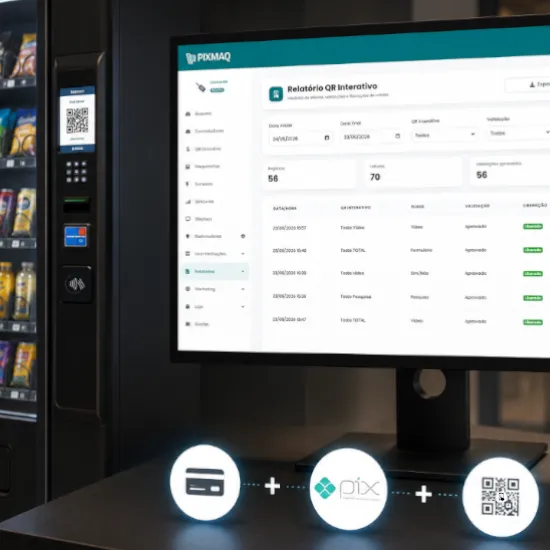 QR Interativo integrado ao sistema
