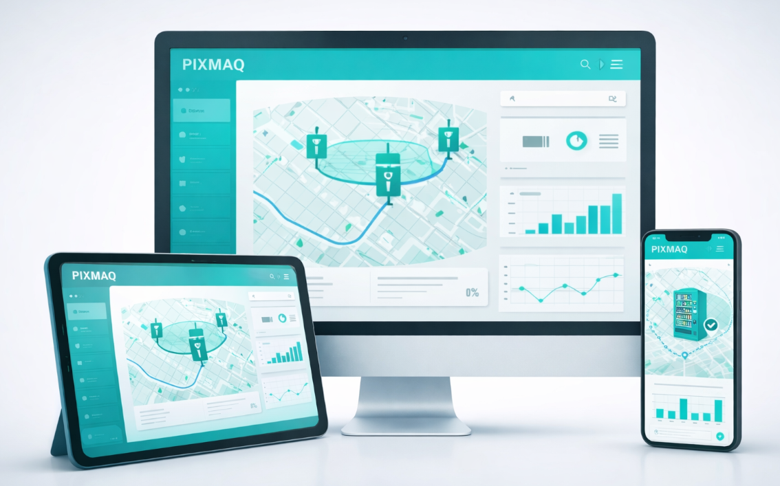 Interface do Sistema de Rastreamento Pixmaq